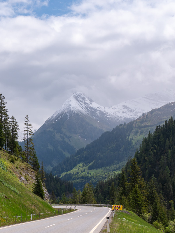 Hahntennjoch Passstraße, Tirol, Oostenrijk Hahntennjoch Passstraße, Tirol, Oostenrijk