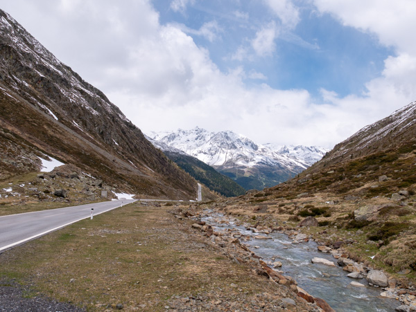 Timmelsjoch, Hochalpenstraße, Tirol, Oostenrijk Timmelsjoch, Hochalpenstraße, Tirol, Oostenrijk