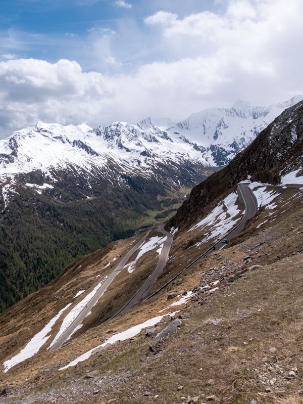 Timmelsjoch, Hochalpenstraße, Tirol, Oostenrijk Timmelsjoch, Hochalpenstraße, Tirol, Oostenrijk