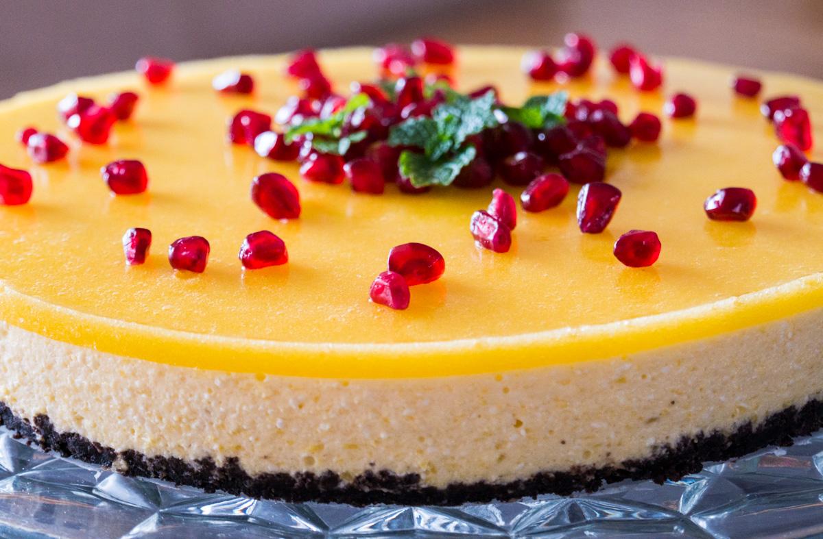 Mango cheesecake