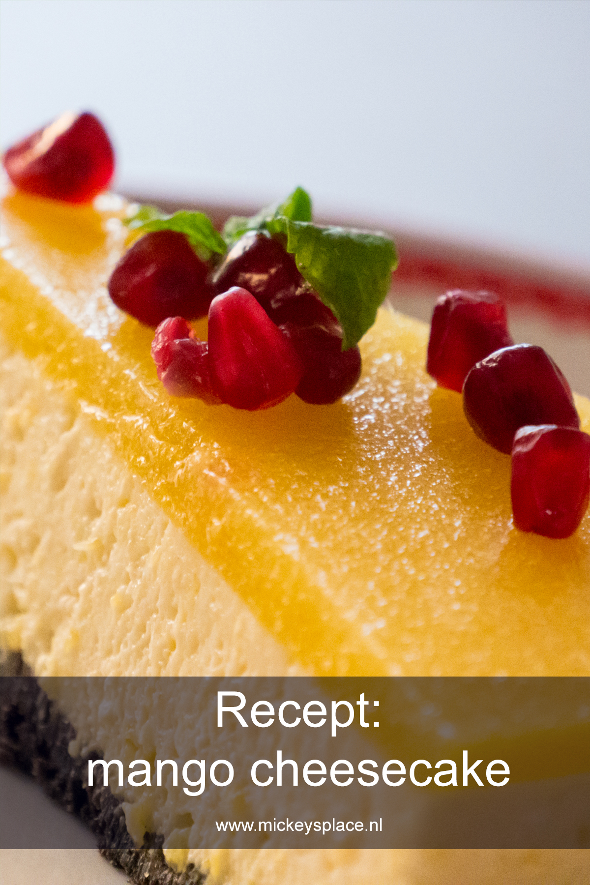 Mango cheesecake