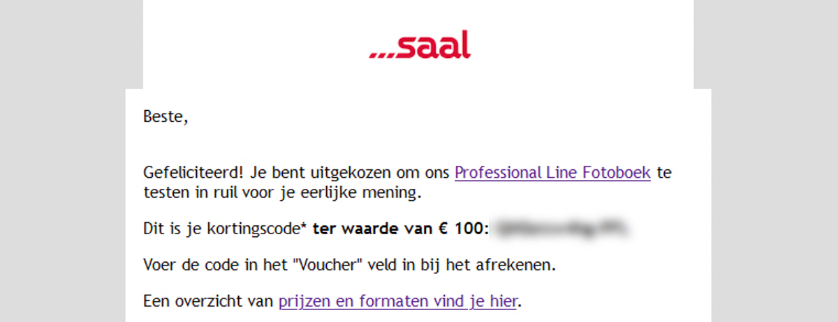 Saal Digital: bevestiging