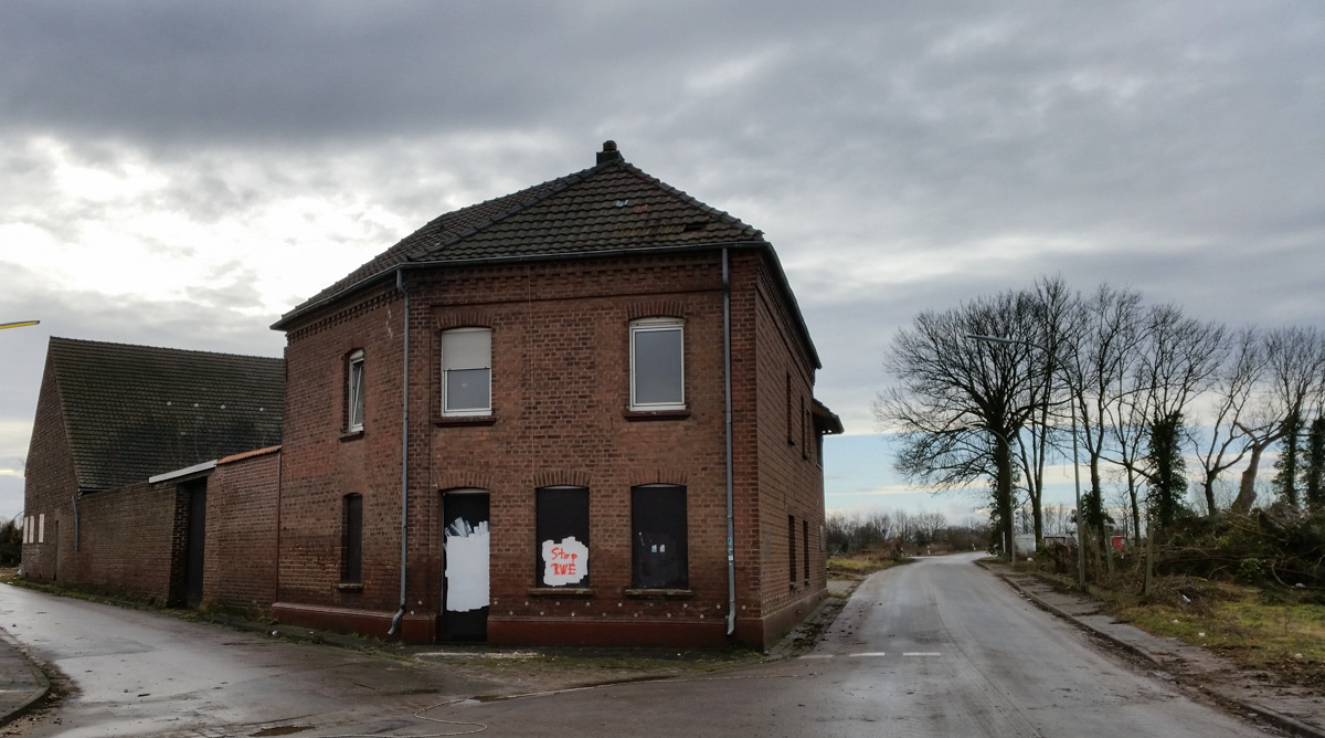 Bruinkoolmijn Garzweiler in Duitsland