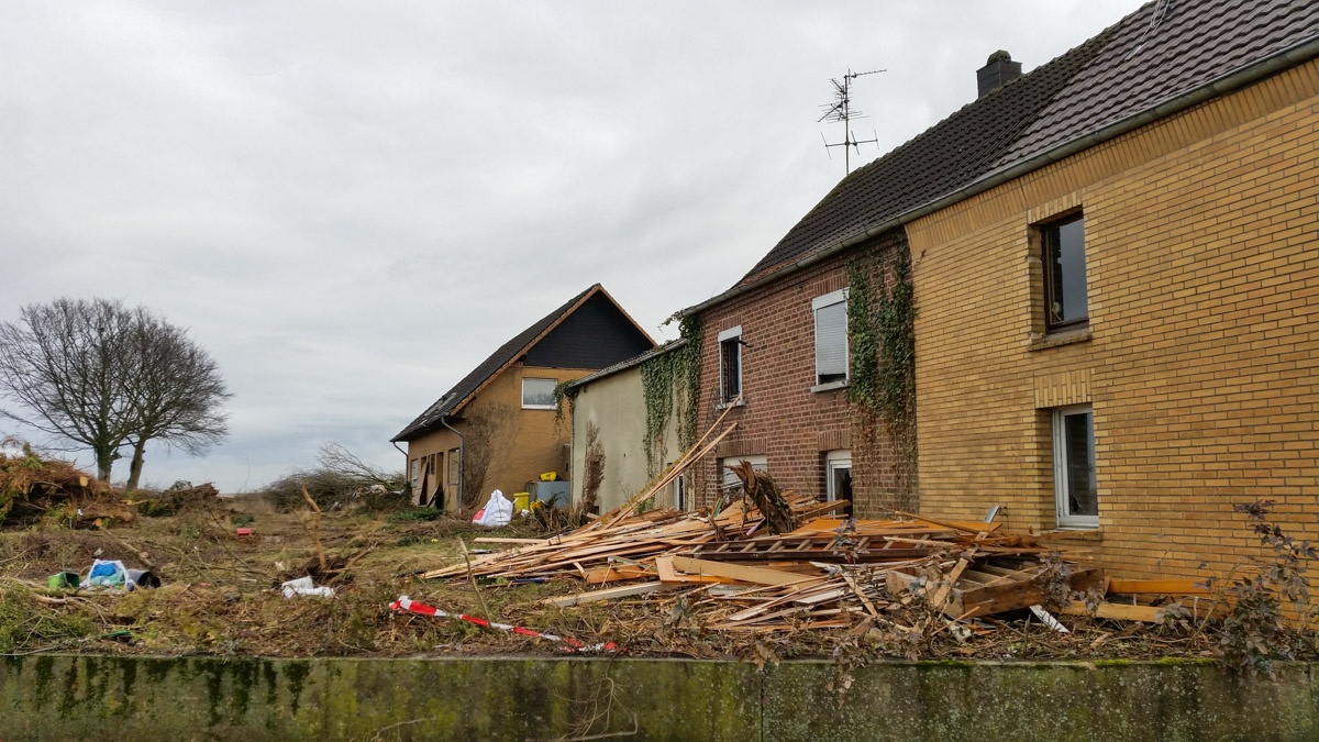 Bruinkoolmijn Garzweiler in Duitsland