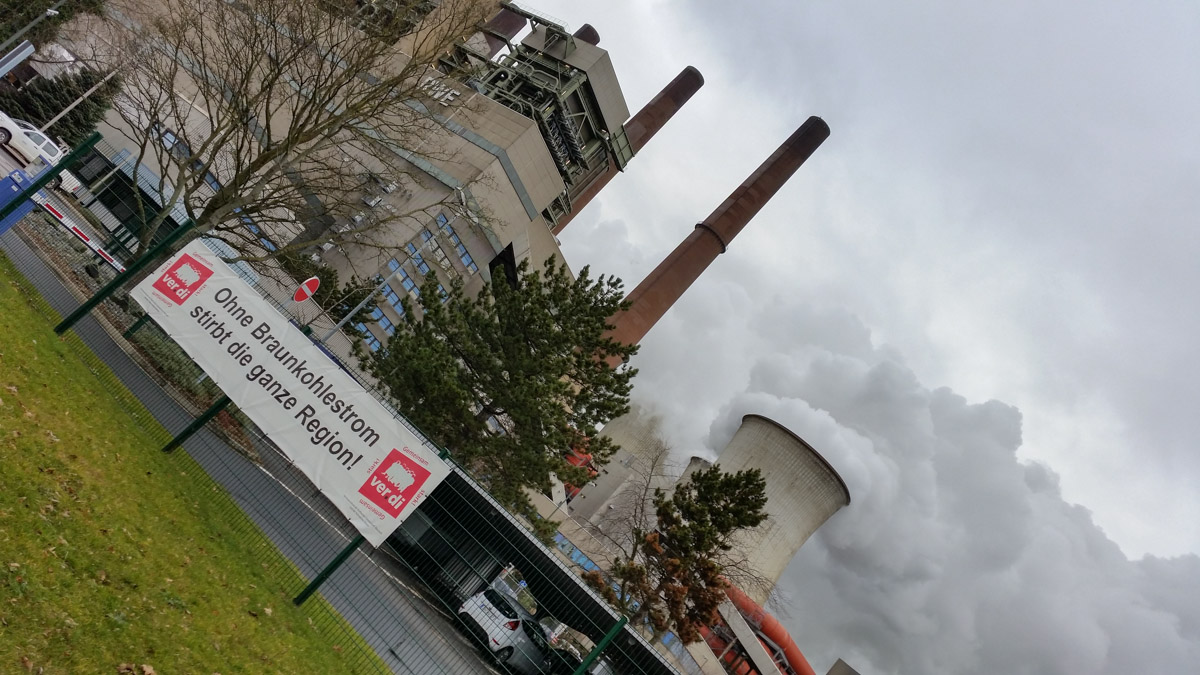 Bruinkoolmijn Garzweiler in Duitsland