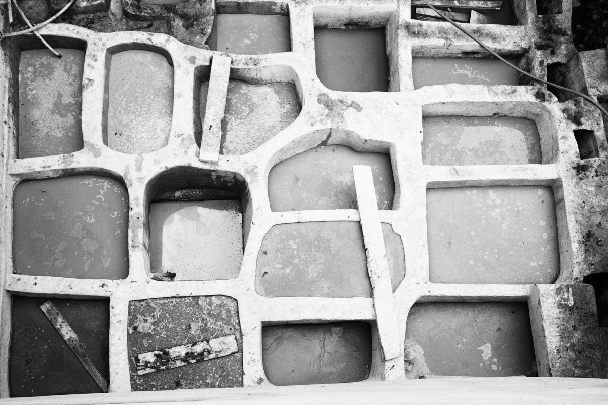 zwart wit in Fez Marokko