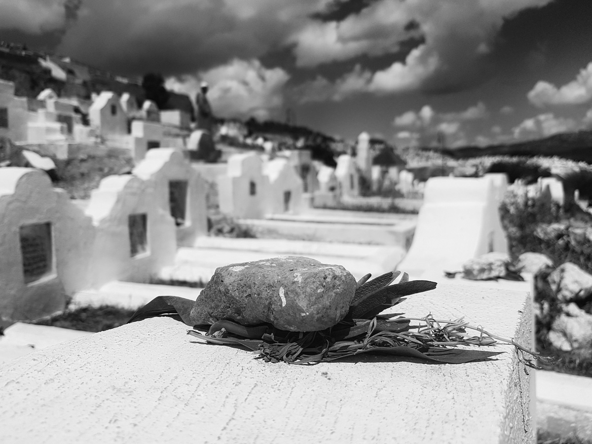 zwart wit in Fez Marokko