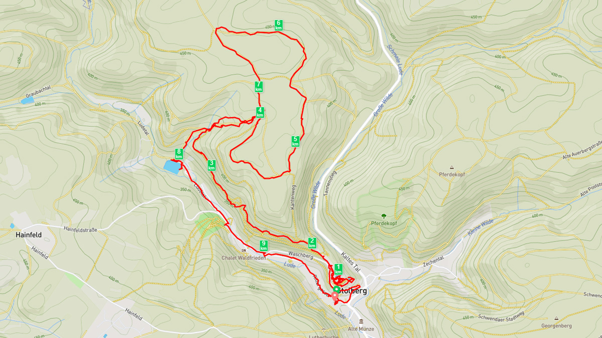 Stolberg: wandelroute Rund um den Zwißelsberg