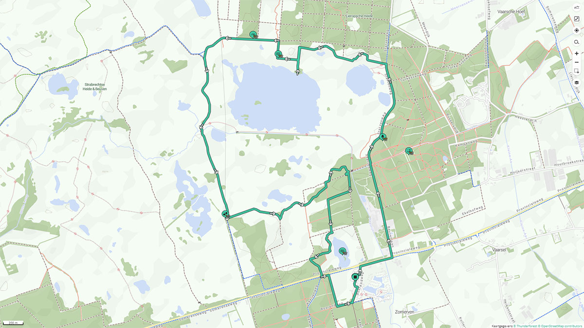 wandelroute Strabrechtse Heide